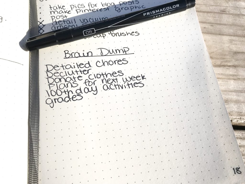 bullet journal productive planner